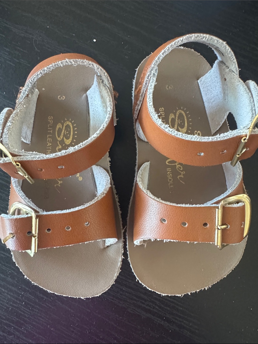 Sun-San Surfer Leather Toddler sandals